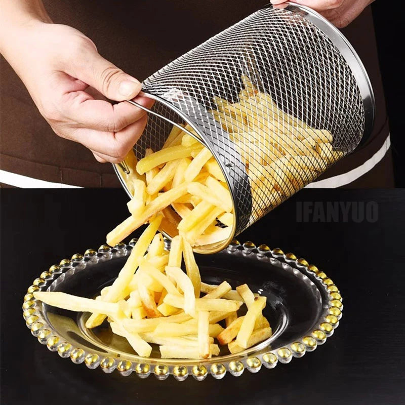 Versatile Kitchen Fryer and Oil Strainer