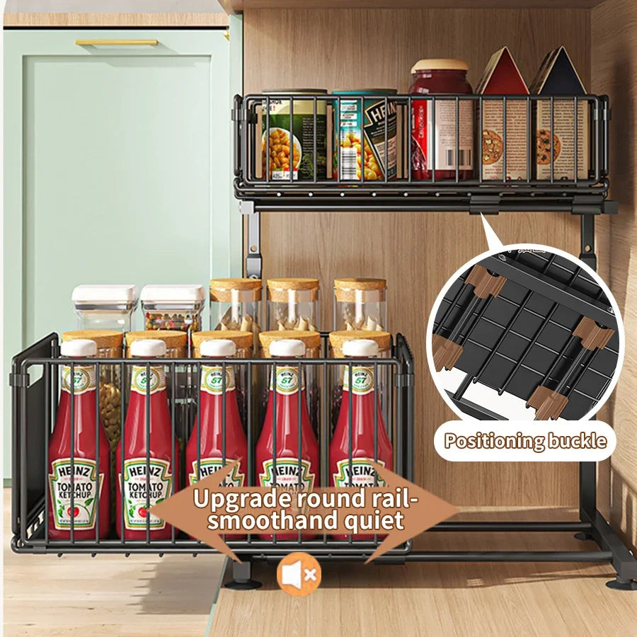 Slide-Out Space Saver Shelf